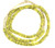 Venetian antique Wound yellow stripe glass trade beads Venetian antique Wound yellow stripe glass trade beads
