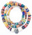 64 Mixed Ghana Recycled Glass Trade Beads 64 Mixed Ghana Recycled Glass Trade Beads