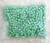 500 Gram Bag 8mm Green Glass Pressed Czech dice Beads 
