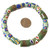 Handmade Ghana Green multi eye mixed bracelet-African Trade Beads-Ghana