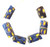 Blue Antique Venetian Millefiori African Glass Trade beads-Ghana