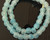 Matte Sea Blue Handmade Krobo recycled Glass African trade Beads-Ghana 
