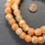 Ice Orange Multi Made in Ghana Recycled glass African trade beads-Ghana