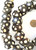 Beautiful Faceted Black and White Large Kenya batik Bone African trade Beads