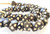 Beautiful Faceted Black and White Large Kenya batik Bone African trade Beads