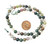 6mm multi color faceted agate Gemstone Round beads