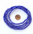 West African Ghana Blue luster glass beads [3062]