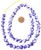 10mm Made in Ghana Blue multi Krobo recycled Glass African trade Beads-Ghana 10mm Made in Ghana Blue multi Krobo recycled Glass African trade Beads-Ghana