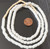 Fine Vintage Czech Bohemian Glass White African Trade beads  Fine Vintage Czech Bohemian Glass White African Trade beads