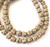 Ghana African Matched Op Sand Ash Round Recycled glass trade beads