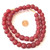 Handmade red Krobo recycled Glass African trade Beads-Ghana  Handmade red Krobo recycled Glass African trade Beads-Ghana