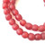 Handmade red Krobo recycled Glass African trade Beads-Ghana  Handmade red Krobo recycled Glass African trade Beads-Ghana