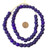 Krobo Cobalt Blue recycled Glass African trade Beads-Ghana