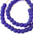 Made in Ghana Krobo Cobalt Blue recycled Glass African trade Beads-Ghana