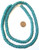 Ghana Teal Krobo recycled Glass Disk African trade bead Ghana Teal Krobo recycled Glass Disk African trade bead