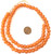 Krobo Orange recycled Glass African trade Beads-Ghana Krobo Orange recycled Glass African trade Beads-Ghana