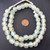 Made in Ghana Krobo clear mint multi recycled Glass African trade Beads-Ghana