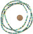 1250 aqua green, blue and black multi Recycled Phono Record African Vinyl Disk trade beads 1250 aqua green, blue and black multi Recycled Phono Record African Vinyl Disk trade beads