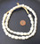 Strand of African white Kenya Bone African trade beads
