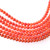 6mm Round Red Coral beads [90021]
