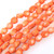 Red Coral Nugget gemstone beads