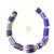 Strand of mixed Antique Venetian 6 and 4 layer Chevron glass trade beads 