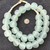 23MM Ghana Extra Large Mint Green Krobo recycled Glass African trade Beads-Ghana 23MM Ghana Extra Large Mint Green Krobo recycled Glass African trade Beads-Ghana