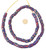 Ghana African Matched dark blue with yellow and green polka dot Recycled glass trade beads-Ghana