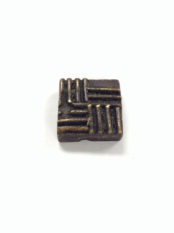 African antique akan 19th century gold weight Gw91567