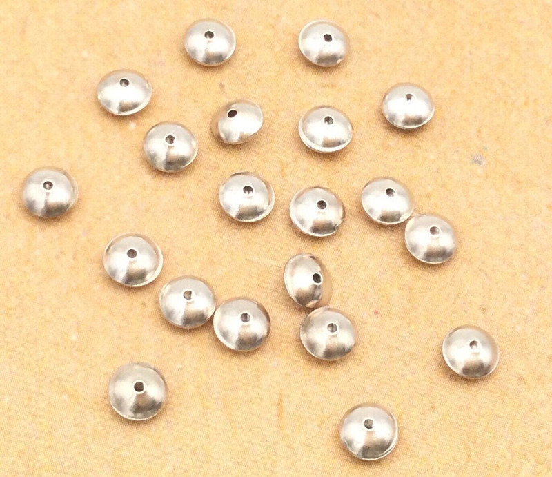 17x9mm Sterling Silver .925 Bali Oval Beads Jewelry making Supplies