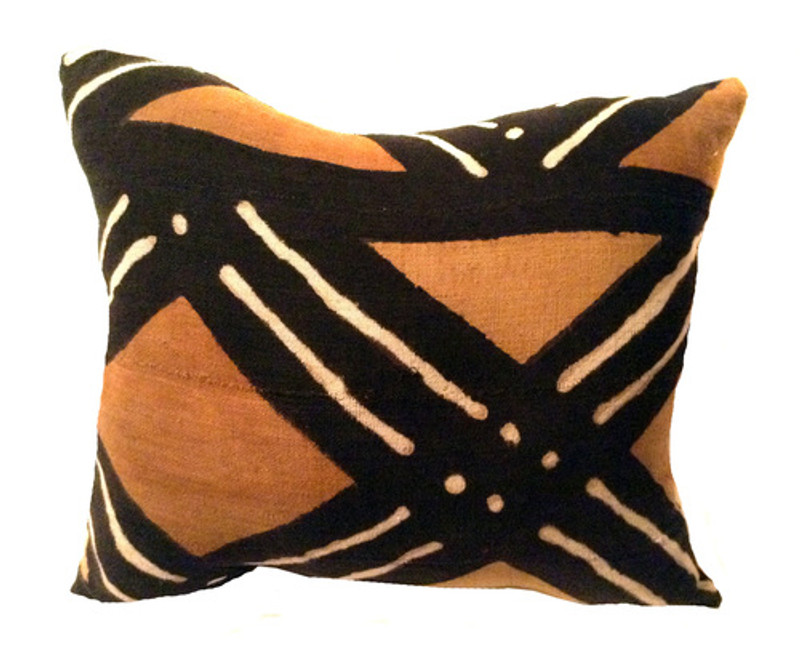 African Mud Cloth Bogolan Pillow Uniqueafricanarts Com