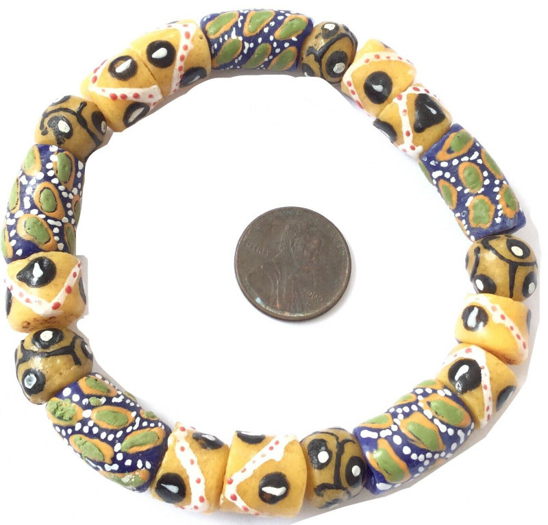 XL Ghana Trade Bead Bracelet - Bracelets