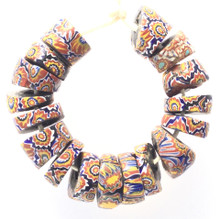 Collectible Venetian millefiori antique trade beads