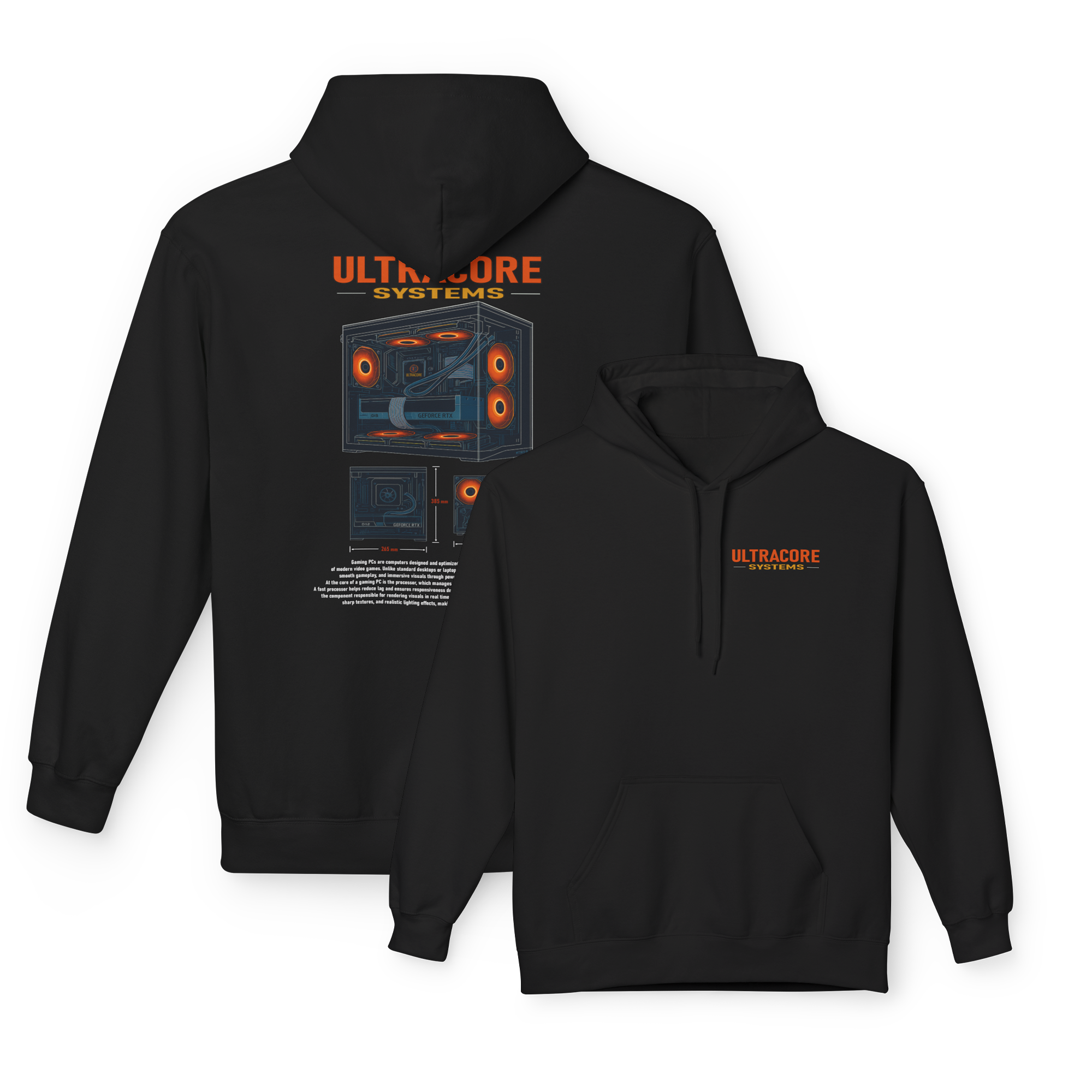 ULTRACORE - HOODIE - "SPEC BREAKDOWN"
