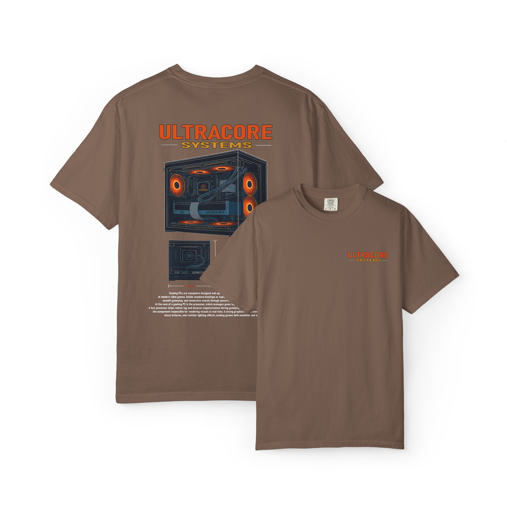 ULTRACORE - T-SHIRT - "PC SCHEMATICS"