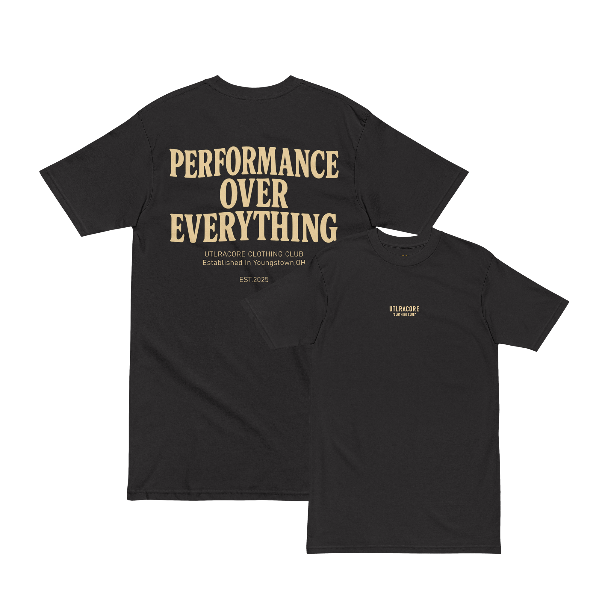 ULTRACORE - -T-SHIRT - "PERFORMANCE OVER EVERYTHING"