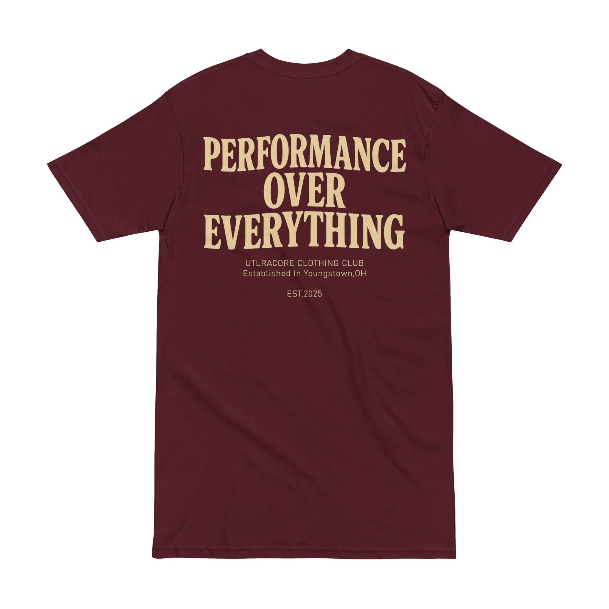ULTRACORE - -T-SHIRT - "PERFORMANCE OVER EVERYTHING"