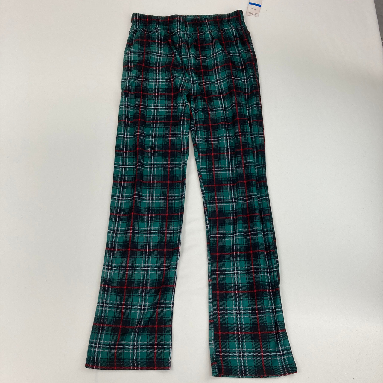 Plaid pajama pants green Clearance