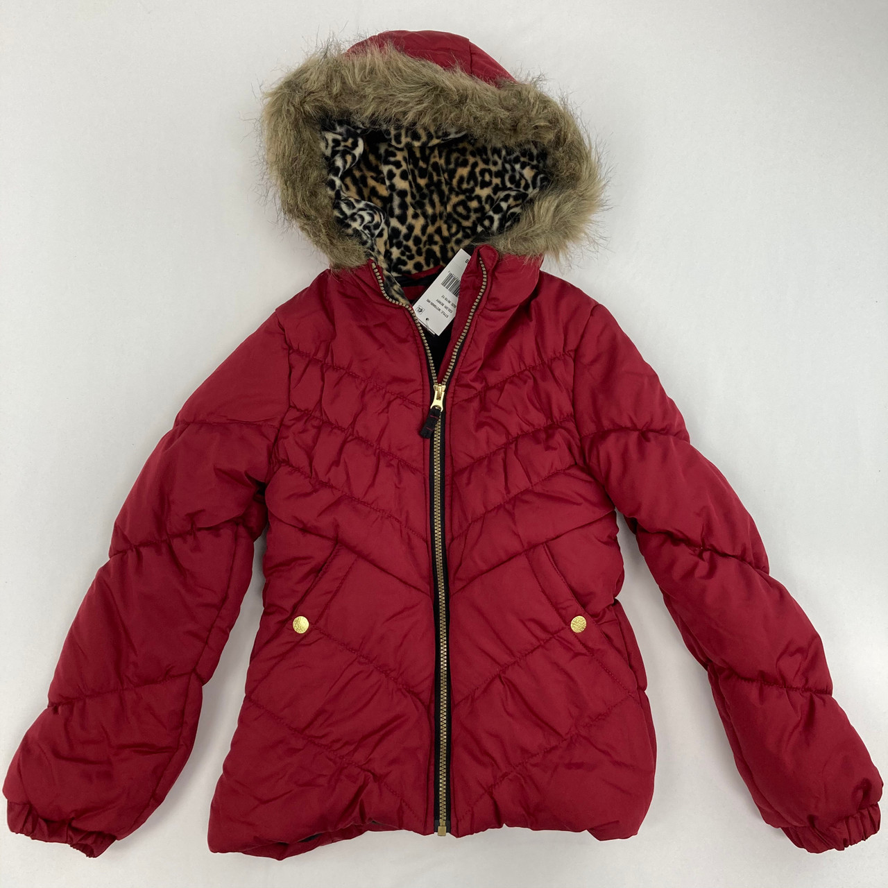 Kids Boys Girls DUVETICA Goose Down Jacket Puffer Hooded Red Size 12 Years  | eBay