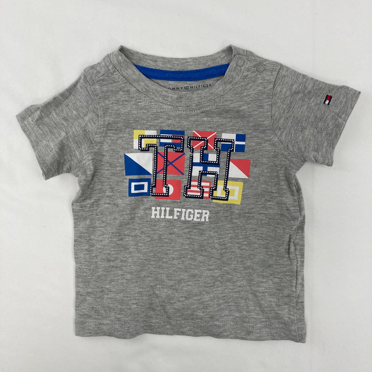 Gray Logo Tee 3-6 mth