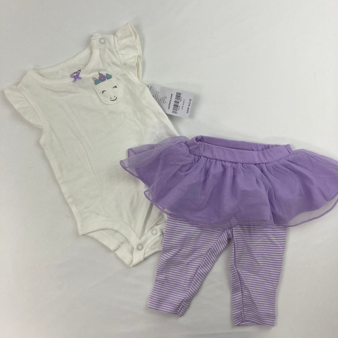 Unicorn Pocket 2-pc Tutu Set mth - Main Image