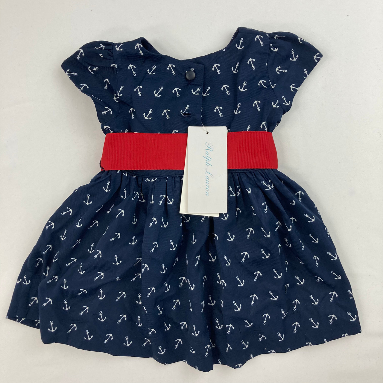 Ralph Lauren Anchor Fit Flare Dress 3 mth - Kidzmax