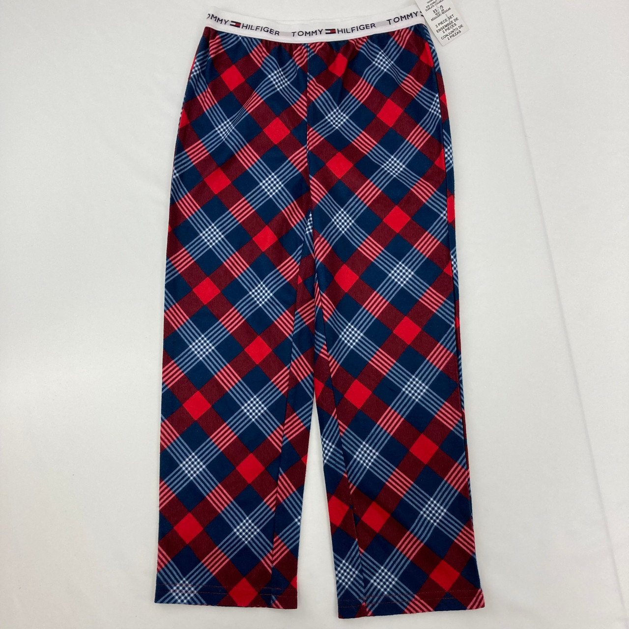 Tommy Hilfiger Plaid TH Pajama Pants XS 4 5 yr