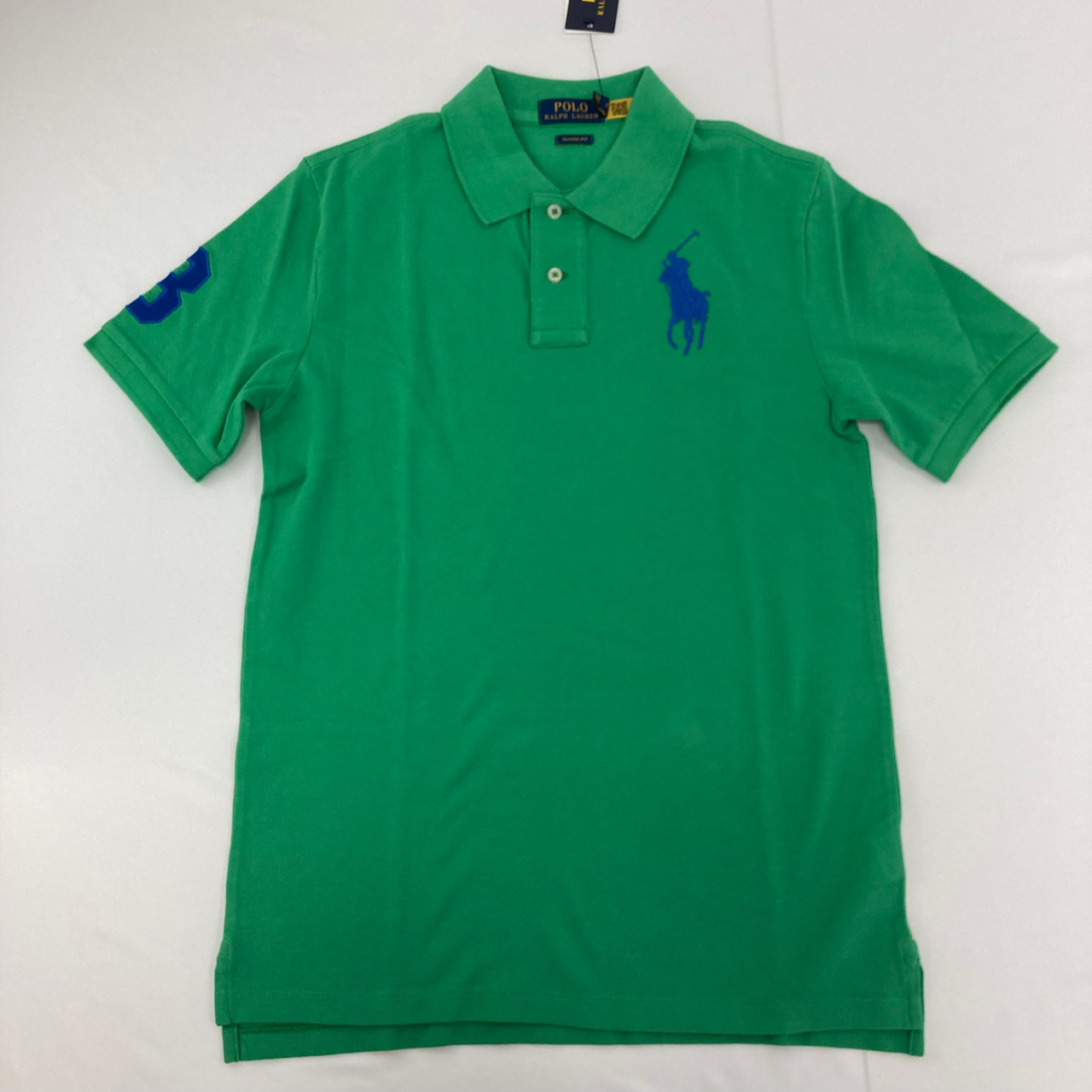 Ralph Lauren Classic Fit Green Polo L 14-16 yr