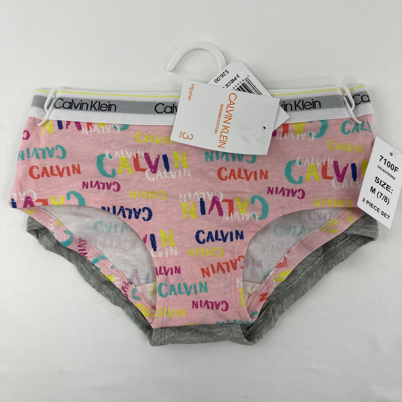 Pink calvin hot sale klein underwear set