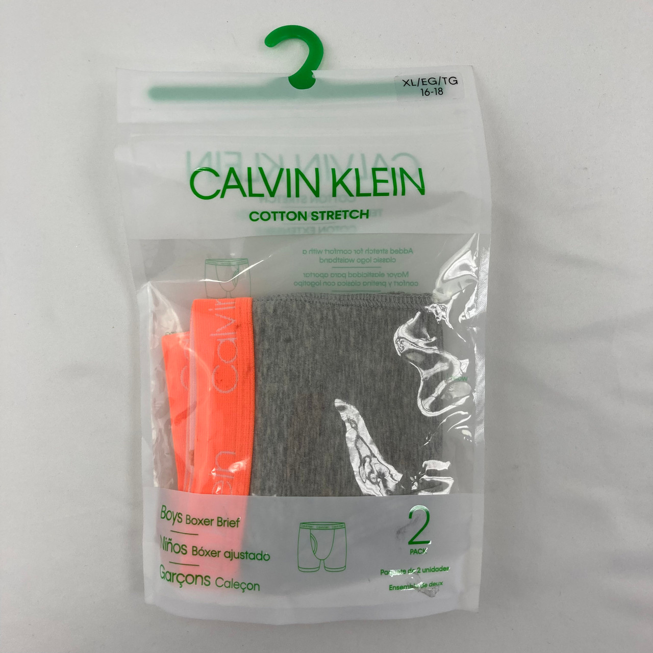 Calvin Klein 1 Pack Neon Boxer Brief XL 16 18 yr Kidzmax