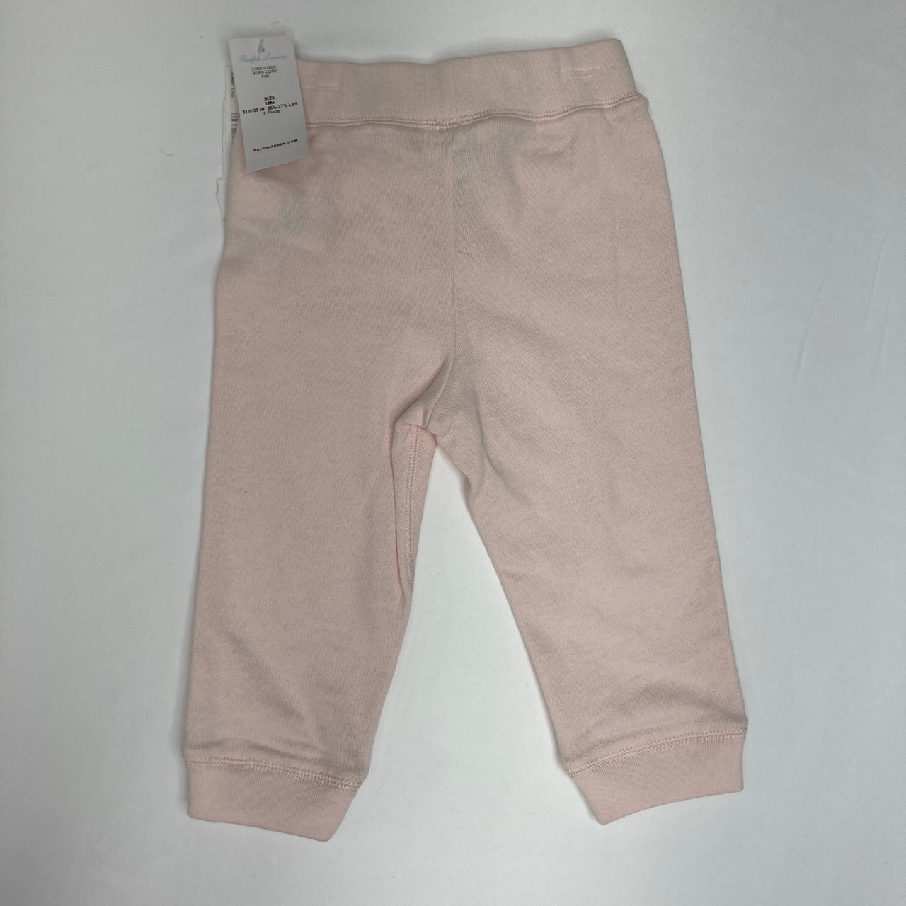 Ralph Lauren Pink Sweat Pants 18M - Kidzmax