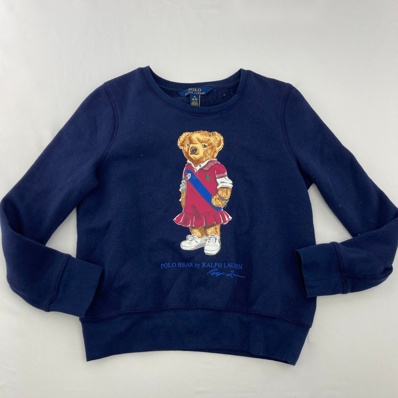 Ralph Lauren Cotton Polo Bear Sweatshirt M 8-10 yr