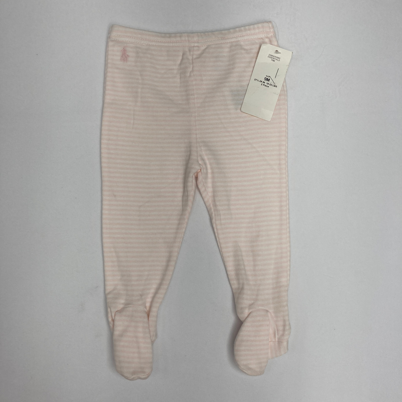 Ralph Lauren Pink Striped Pants 9 mth