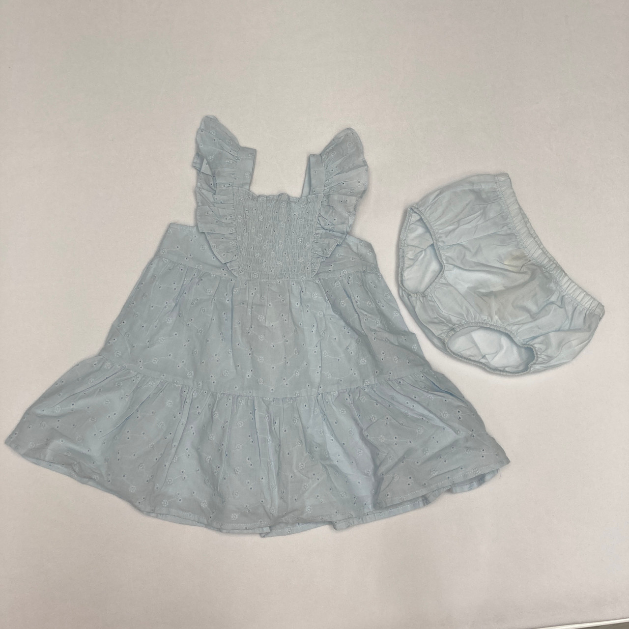 First Impressions Eyelet 2-pc Dress 18 mth - Kidzmax